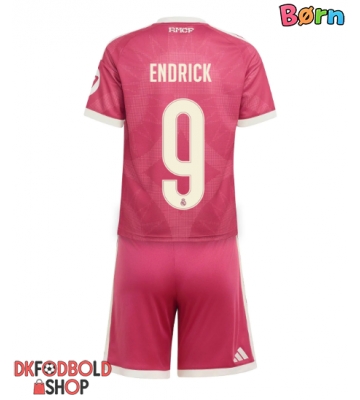 Real Madrid Endrick #9 Tredje trøje Børn 2026-27 Kort ærmer (+ korte bukser)